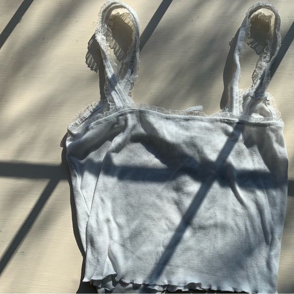 white cami tank top - Picture 2 of 2